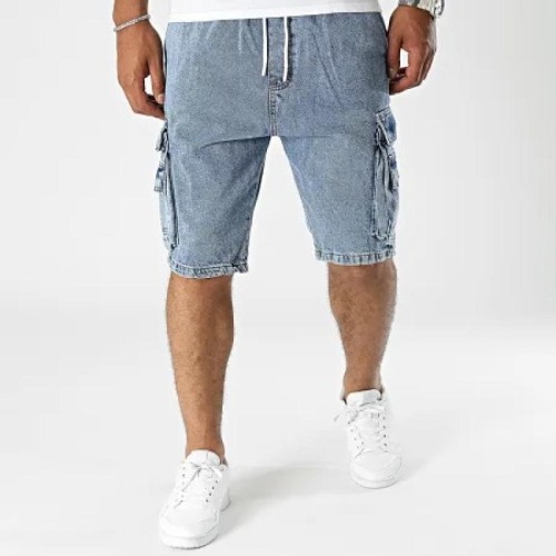 Short Poche Cargo - denim