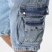 Short Poche Cargo - denim