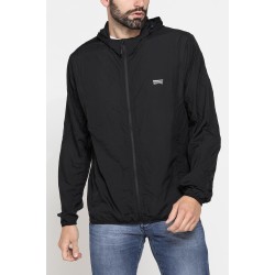 Sporty windproof jacket - black