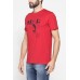 Jersey T-shirt round neck - cherry red