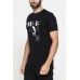 Jersey T-shirt round neck - black