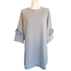 Sweatshirt dress - gray