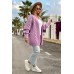 Cable Knit Cardigan - Lilac