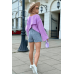 Asymmetrical sweater - lilac