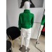 Loose turtleneck sweater - green