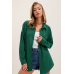 Oversized One Pocket Shirt - Emerald Green