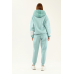 Tracksuit with print on the sleeves - mint