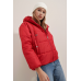 Jacke mit Kapuze - rot