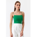 Rope Strap Crop Top - Green