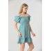 Gipeli Boat Neck Dress - Emerald