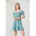 Gipeli Boat Neck Dress - Emerald