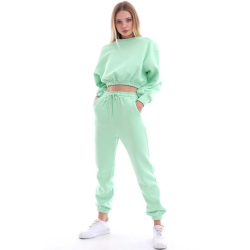 Tracksuit Set With Elastic Waist