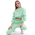 Trainingsanzug mit kurzem Sweatshirt - mint