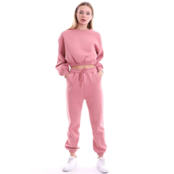 Elastic Waist Tracksuit - Powder