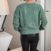 Knitted cardigan with buttons - mint