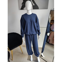 Basic tracksuit - navy blue