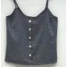 Sleeveless blouse - gray