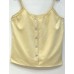 Sleeveless blouse - light yellow