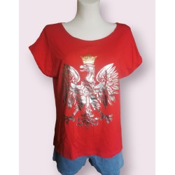 T-shirt with an eagle Red