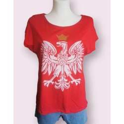 T-shirt with an eagle Red