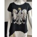 T-shirt with an eagle and sequins